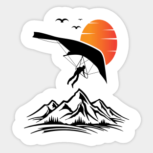 Paraglider- Paragliding Sticker